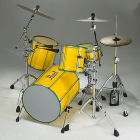 NAMM 2008: Pearl Drum's 'bright yellow' Brazilian percussion